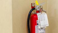A fire extinguisher